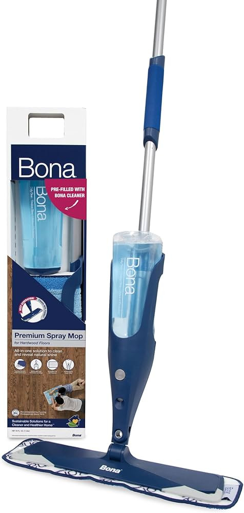 Bona Hardwood Floor Premium Spray Mop - Includes Hardwood Floor Cleaning Solution and Machine Was... | Amazon (US)