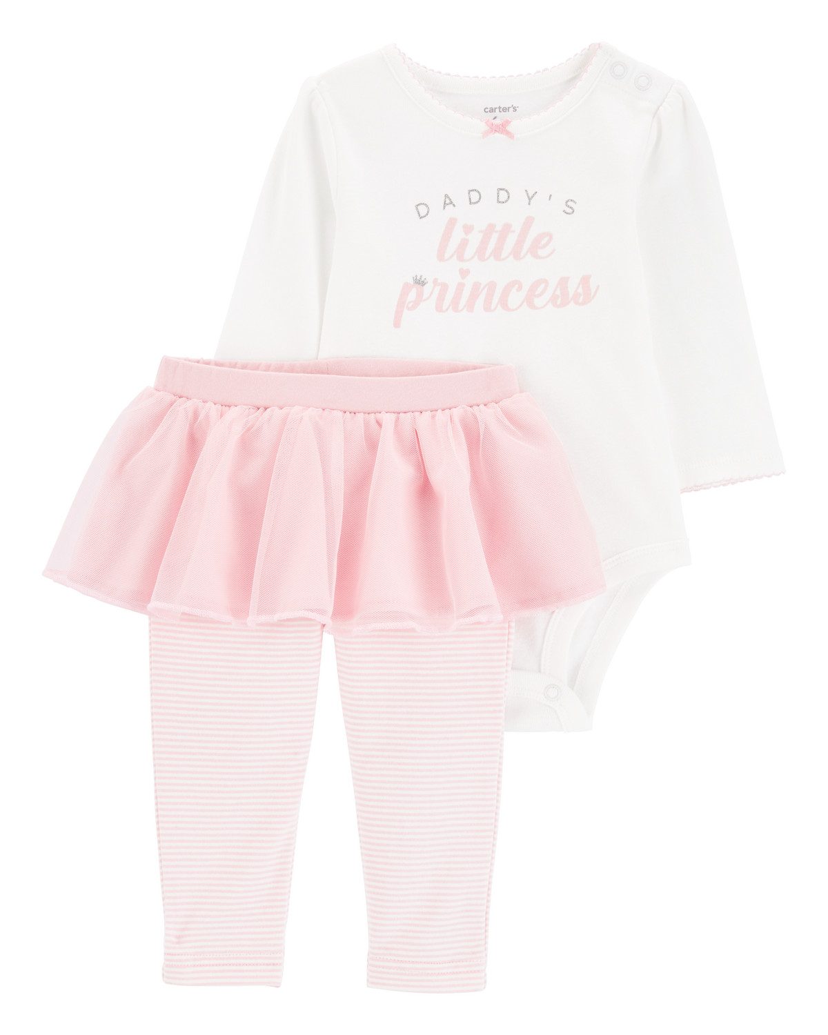 Baby 2-Piece Daddy's Princess Bodysuit & Tutu Pant Set | Carter's Inc
