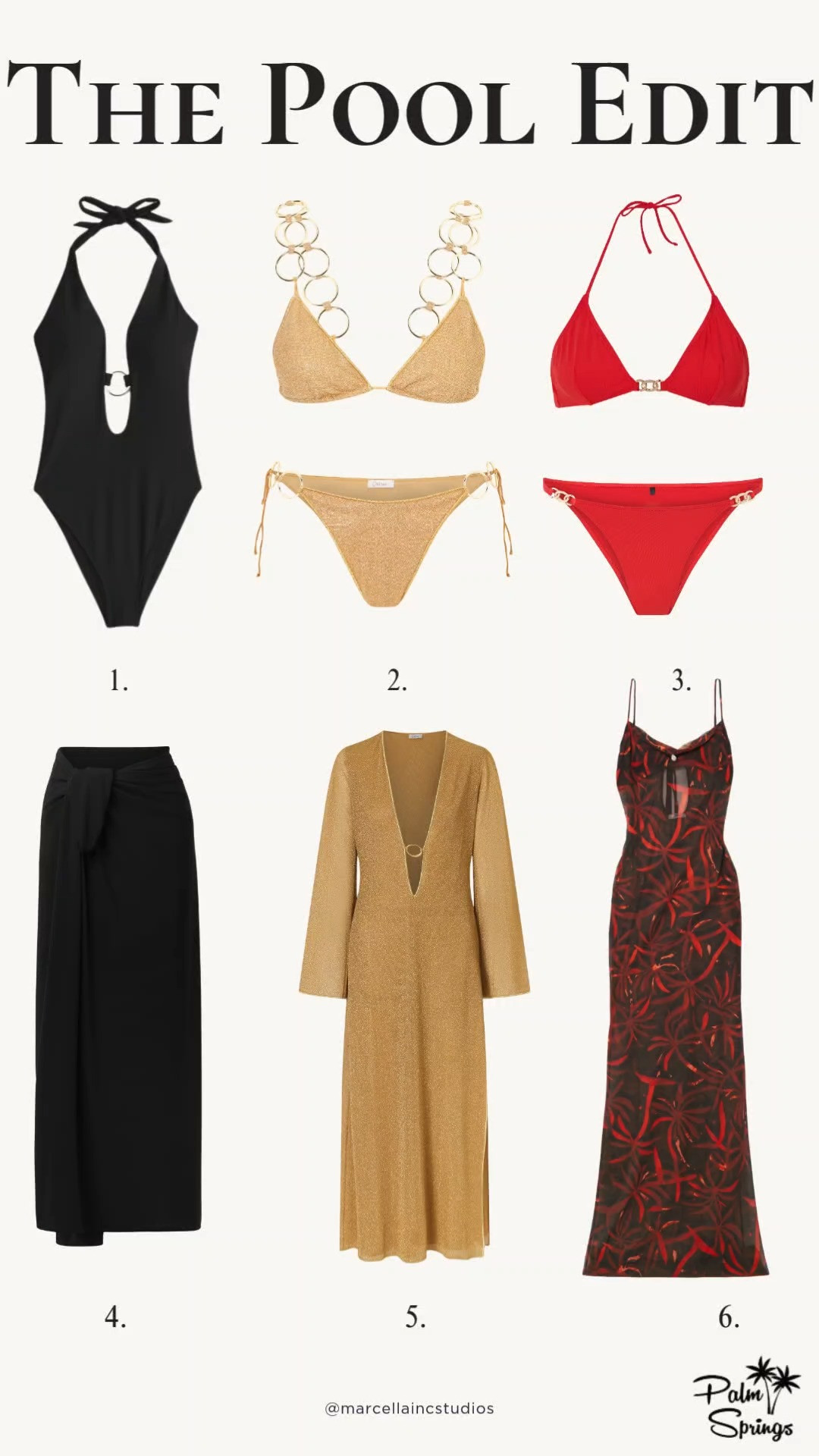 The pool edit, curated. Nili Lotan does minimalist quality swimwear The gold bikini is Oséree — a brand you need to know if you don't already. #vacationoutfit #resortwear
#LTKStyleTip #poolside #palmsprings #swimwear #niliotan #oseree #luxuryswimwear 

 

#LTKSwim #LTKSeasonal