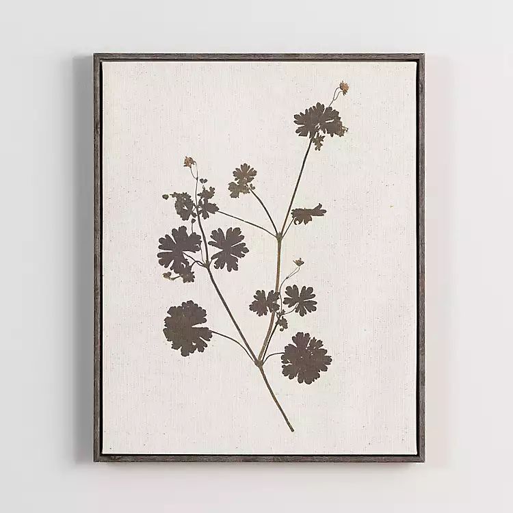 Fall Botanical Leaf I Framed Canvas Art Print | Kirkland's Home