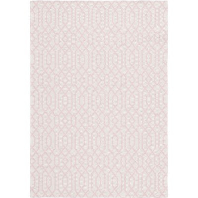 Martha Stewart Cotton - MSR421 - Indoor Power Loomed Area Rugs - Pink/Ivory - 5'x7' | Target