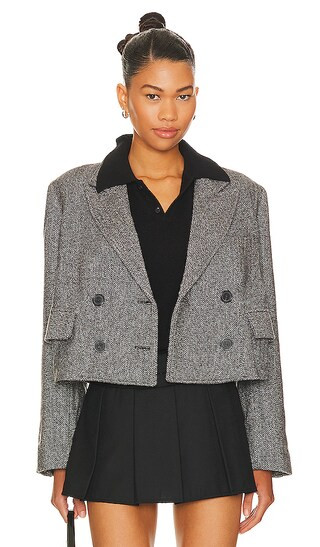 Tailored Heritage Jacket in Grey Combo | Revolve Clothing (Global)