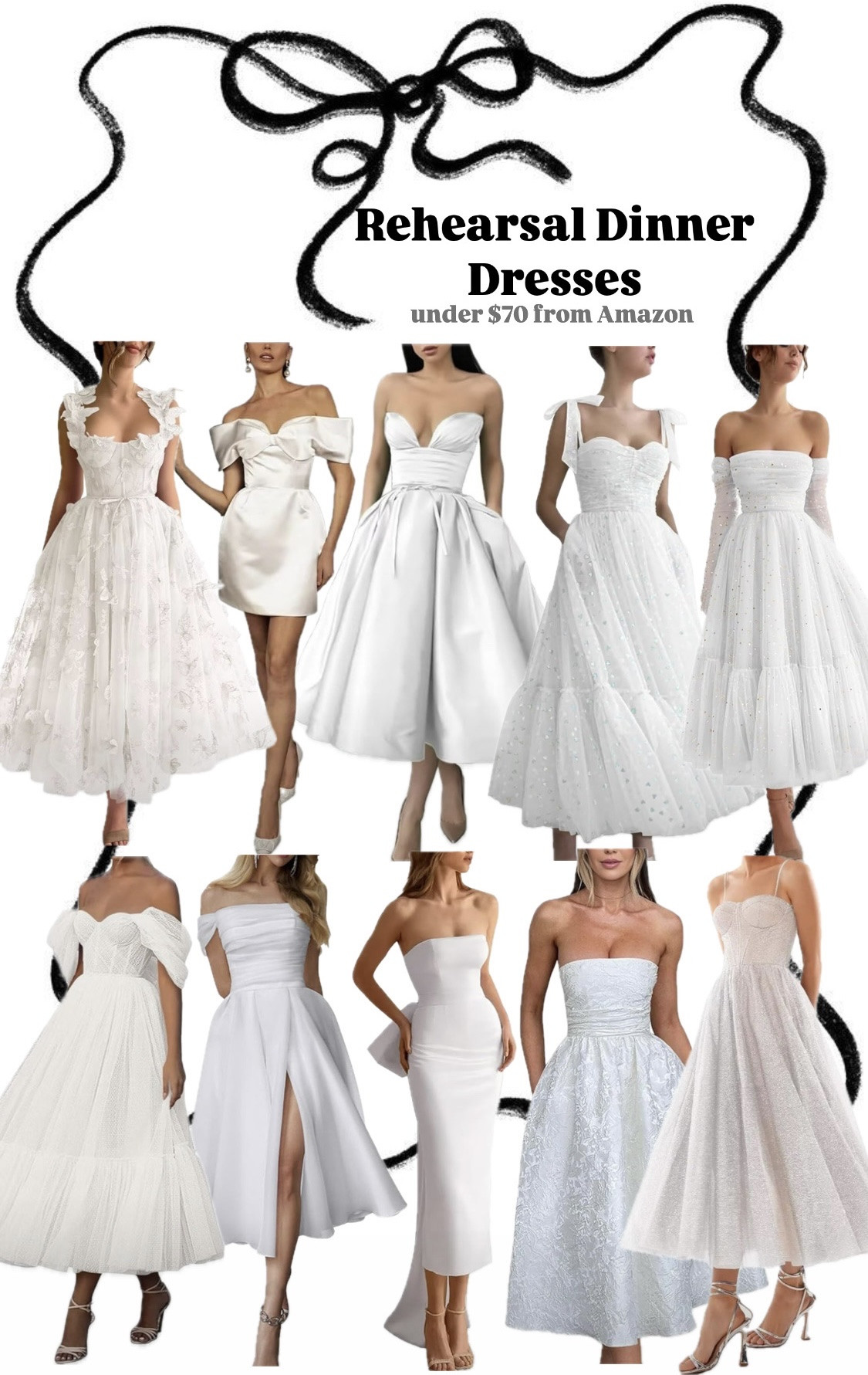 REHEARSAL DINNER 💍 Rehearsal dinner, rehearsal dinner dress, rehearsal dinner dresses, rehearsal dinner outfit, rehearsal dinner outfits, rehearsal dinner inspo, rehearsal dinner inspiration, bridal wardrobe, white dress, white dresses, engagement pictures, formal white dress, formal white dresses, bride, bride to be, 2025 bride, 2025 brides, engagement look, engagement looks, wedding dress, wedding dresses, engagement party, bachelorette party, bridal shower, bridesmaid luncheon, reception, after party 

 

#LTKFindsUnder100 #LTKWedding