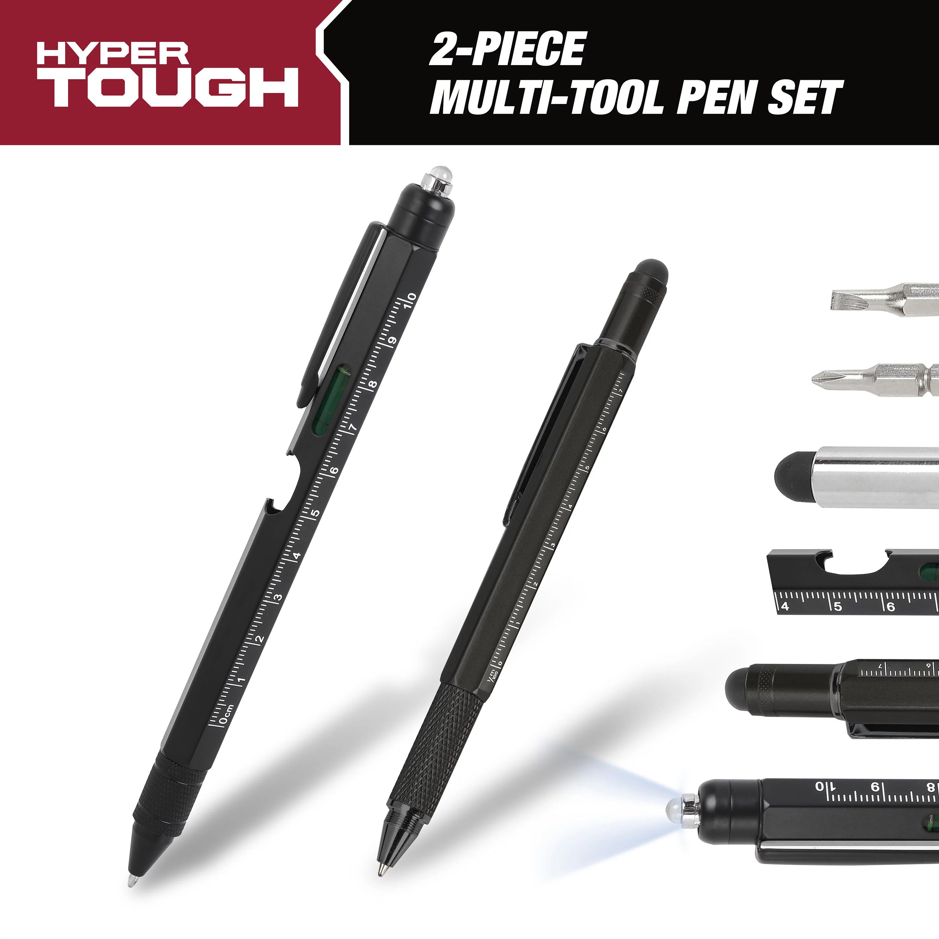 Hyper Tough 8-in-1 Multitool Pen 2-Piece Set, Model 42864 - Walmart.com | Walmart (US)
