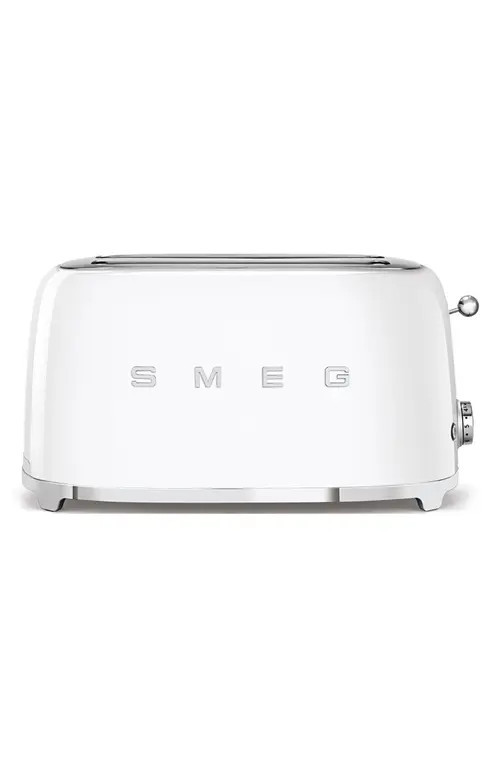 smeg 50s Retro Style Four-Slice Toaster in White at Nordstrom | Nordstrom