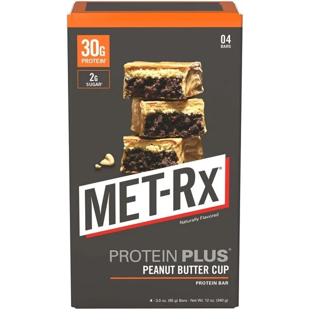 MET-Rx® Protein Plus Peanut Butter Cup, 4 count Value Pack | Walmart (US)