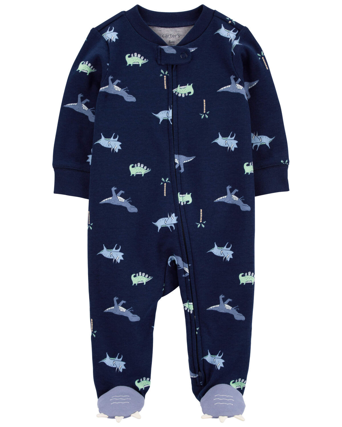 Baby Dinosaur 2-Way Zip Cotton Sleep & Play | Carter's