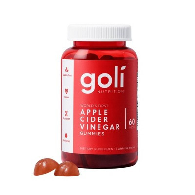 Goli Nutrition Apple Cider Vinegar Vegan Gummies - 60ct | Target