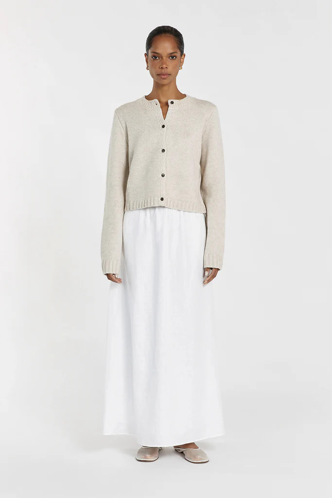 FOSTER CHALK KNIT CARDIGAN | DISSH