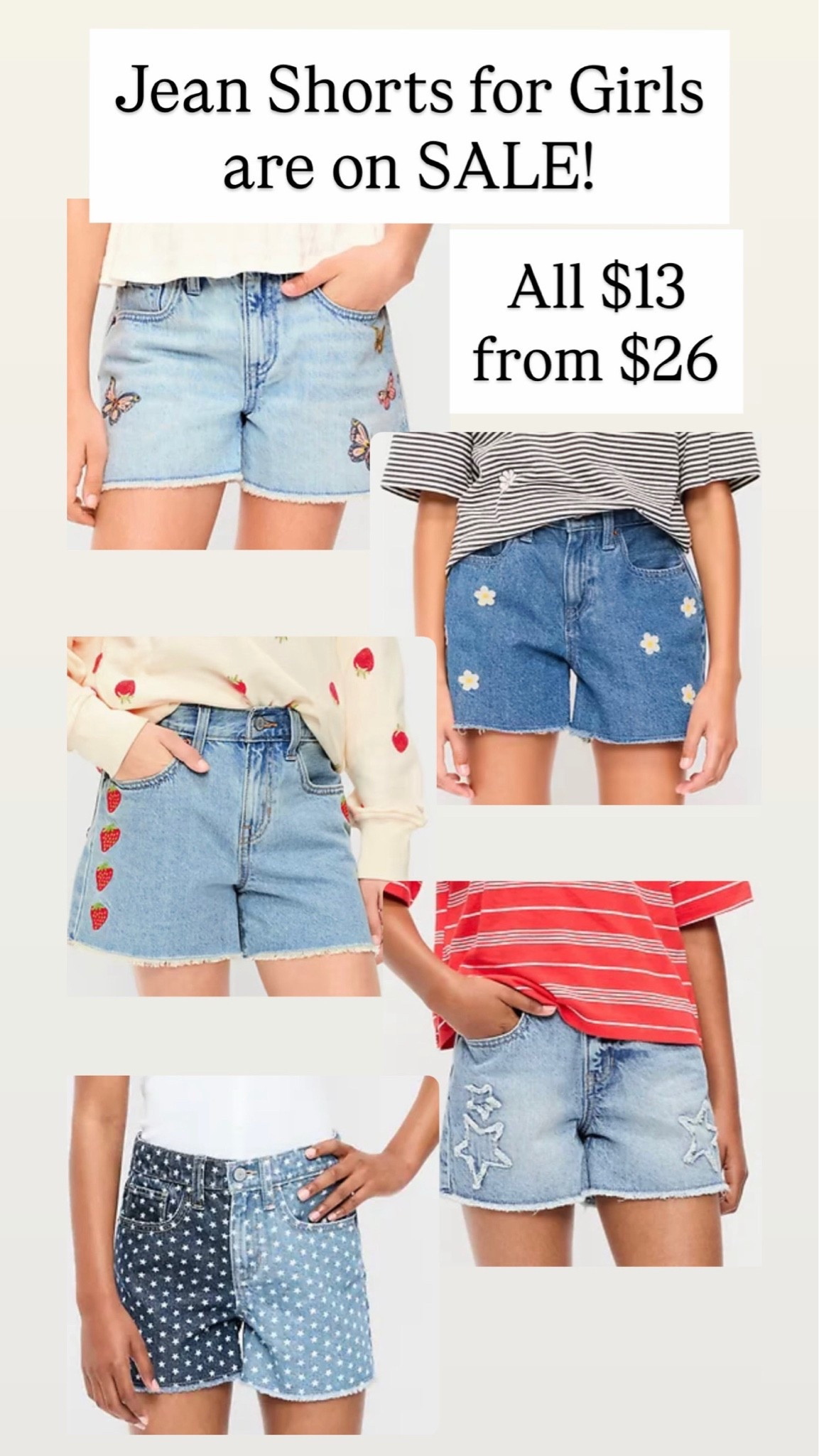 Jeans shorts for girls are $13 from $26!!!!

#LTKSaleAlert #LTKKids