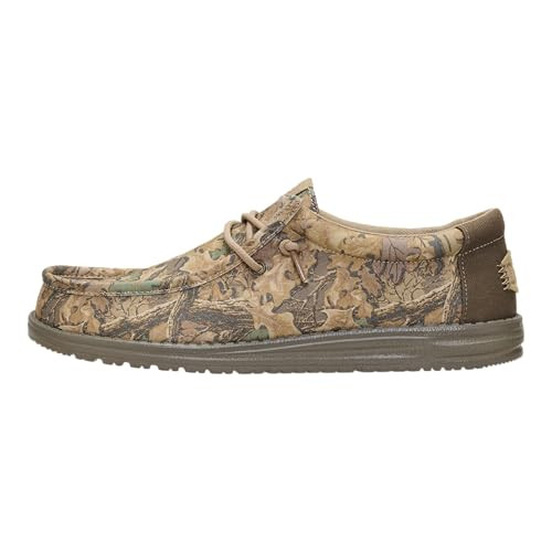 HEYDUDE Men's Wally Realtree Advantage Classic Slip On Shoe | Lightweight Slip On with Elastic La... | Amazon (US)