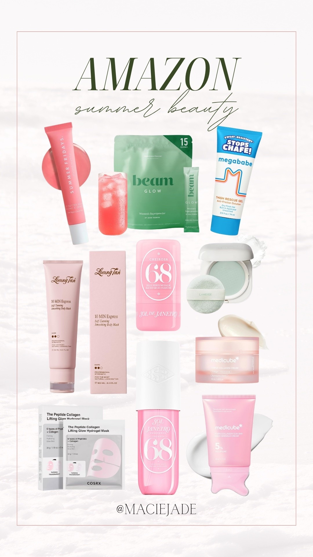 Sharing some of my summer beauty favorites from Amazon 😍☀️

amazon, amazon find, amazon finds, amazon must have, amazon must haves, amazon essentials, amazon style, amazon beauty, amazon staples, amazon basic, amazon skincare, amazon favorites, summer beauty, summer skincare

#LTKselfcare #LTKBeauty #LTKmorningroutine
