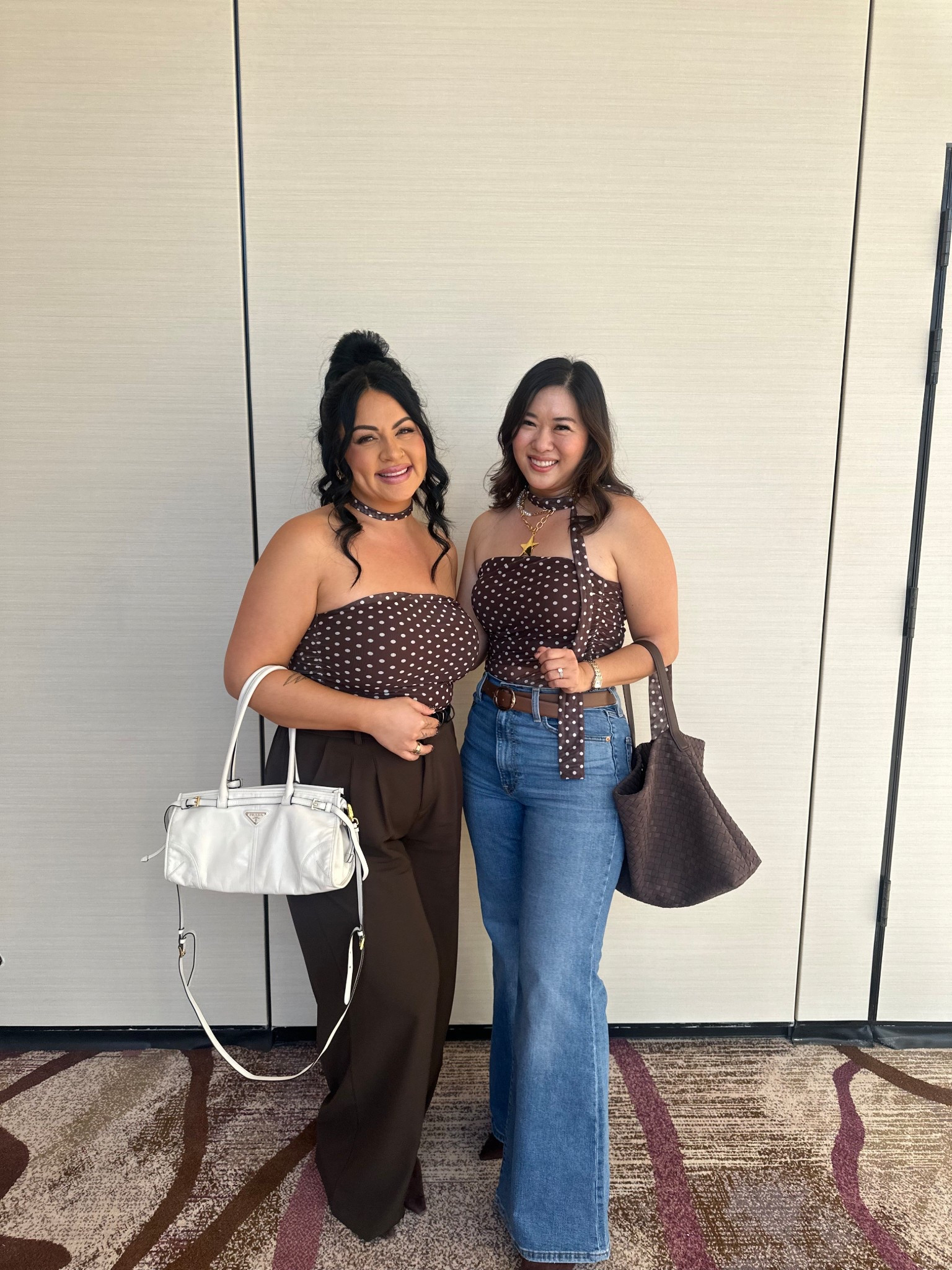 Amazon polka dot top styled 2 ways! 