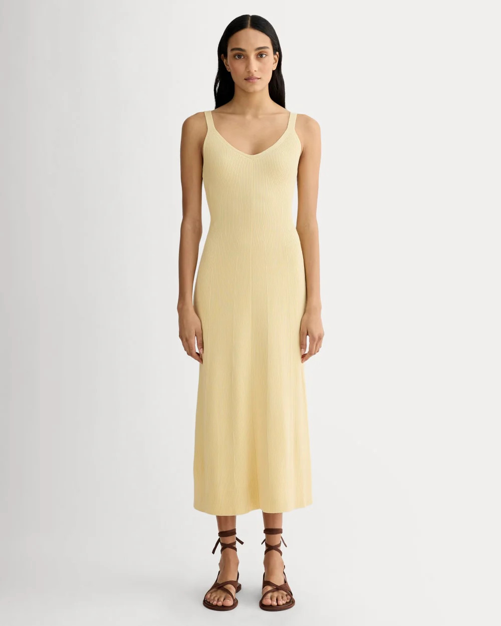 The Fine Knit Cami Dress | Banana Crepe | Everlane