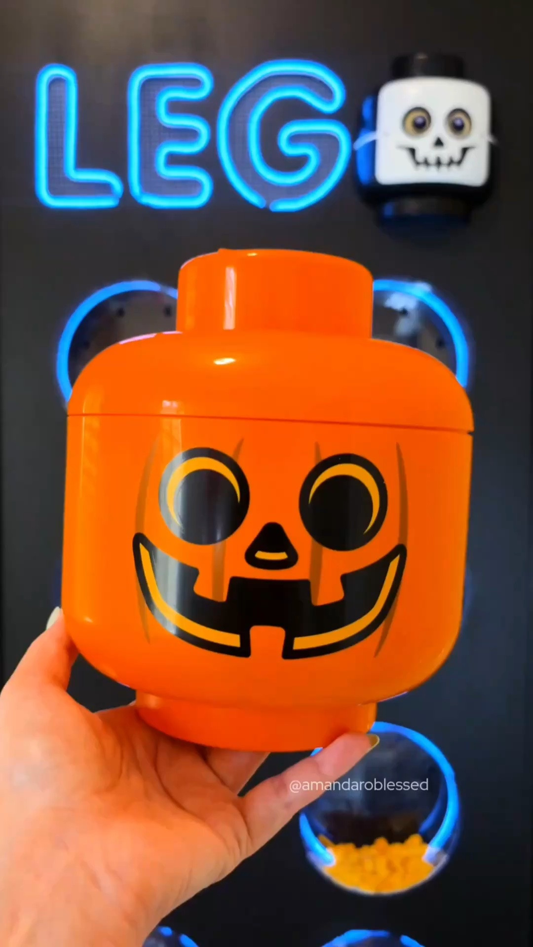 Shop this LEGO brick pumpkin storage head - I made these B🎃🎃 baskets last year for my babies & we surprised them with tickets to Brick or Treat 🧡 Remember get a price drop notification if you heart a post/save a product 😉

✨️ P.S. if you follow, like, share, save, or shop my post (either here or @disneyloveland).. thank you sooo much, I appreciate you! As always thanks sooo much for being here & shopping with me 🥹

| Halloween, halloween 2026, halloween decor, fall, fall decor, fall outfits, fall style, fall decor 2026, fall dresses, fall date, fall 2026, fall amazon, amazon fall, amazon fall fashion, fall boots, fall wedding, fall bags, fall clothes, fall capsule, fall coats, early fall, fall front porch, fall fashion 2026, fall home, fall home decor, fall garland, fall wedding guest, fall wedding guest dress, fall inspo, fall kitchen decor, fall looks, fall living room, fall porch, fall sweaters, fall trends, fall wreath, halloween porch, halloween decor, amazon halloween, pottery barn halloween, halloween cups, halloween decorations, halloween disney, halloween garland, halloween outdoor decor, disney halloween outfits, autumn fashion, autumn fashion trends, fall aesthetic, pumpkin patch, pumpkin, wedding guest dress fall, target fall, fall, fall fashion, fall outfits, fall boots, fall shoes, fall decor, fall dress, fall dresses, fall amazon, fall capsule, fall clothes, fall home decor, halloween, fall outfits women over 50, fall wedding guest dresses, wedding guest dress summer, fall dresses, date night outfits, fall fashion hauls, fall decor, business casual workwear, country concert outfits, fall shoes | #amandaroblessed #LTKGiftGuide #LTKSwim #LTKFindsUnder100 #LTKFindsUnder50 #LTKFestival #LTKBump #LTKSaleAlert #LTKPetite #LTKKids #LTKstorytime #LTKActive #LTKOver40 #LTKMidsize #LTKBeauty #LTKfoodie #LTKdayinmylife #LTKSeasonal #LTKselfcare #LTKgrwm #LTKU #LTKPlusSize #LTKWedding #LTKmomlife #LTKBaby #LTKvlog #LTKHome #LTKTall #LTKfitnessgoals #LTKTravel #LTKMens #LTKootd #LTKmorningroutine #LTKWorkwear