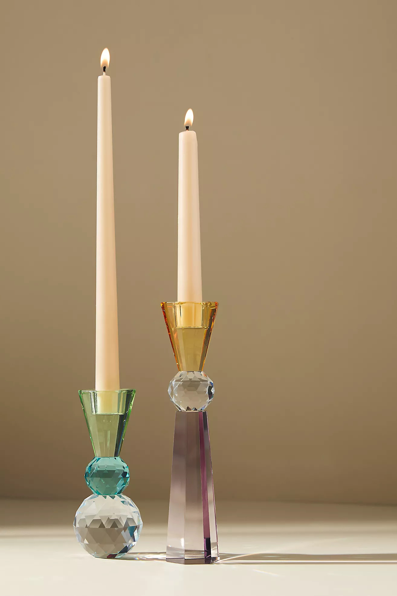Cut Glass Candle Holder | Anthropologie (US)