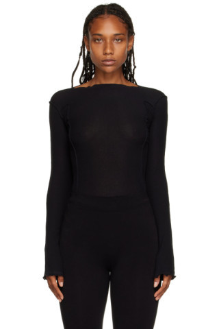 Black Omato Long Sleeve T-Shirt | SSENSE