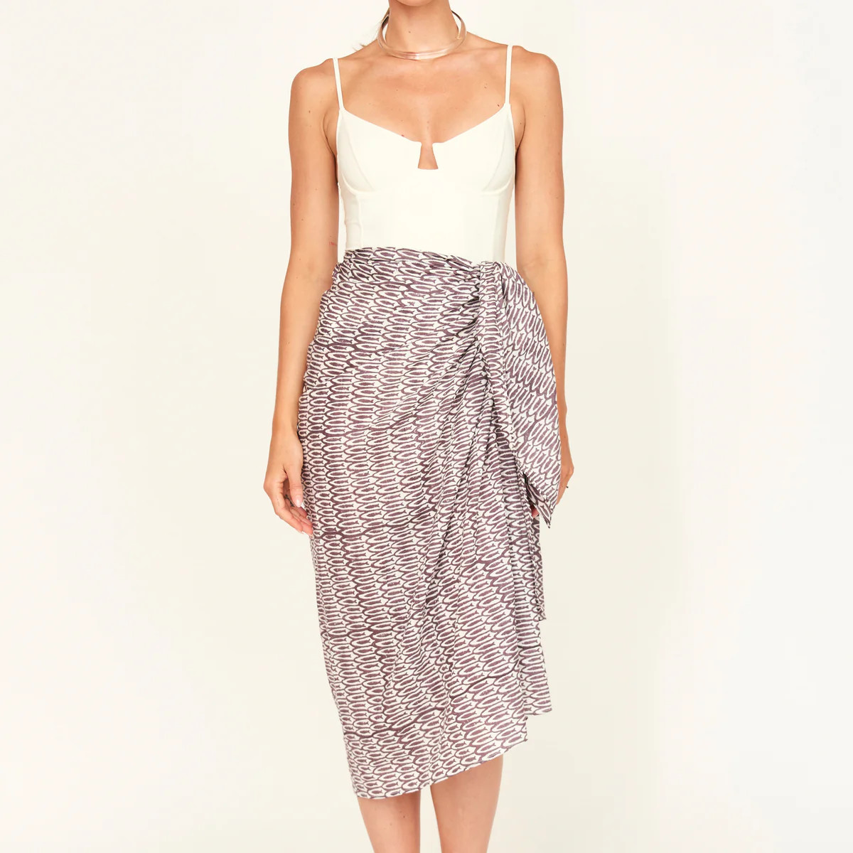 Sarong in Grappa Minnow | MIRTH