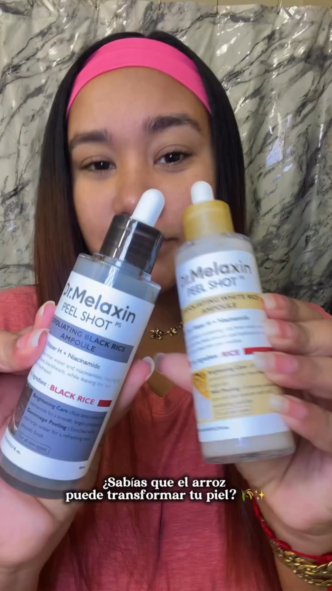 ✨ Dr. Melaxin Peel Shot Duo: Rice & Black Rice Ampoule
Dos exfoliantes suaves para transformar tu piel:
• Rice para luminosidad e hidratación.
• Black Rice para nutrición, suavidad y revitalización.
Glow, textura uniforme y piel más sana… ¡sin irritación!
.
.
.
.
@dr.melaxin_global  #peelshot #drmelaxin #drmelaxinpeelshot #kbeauty #exfoliation #blackhead #amazonbeauty #deadskinremoval #smoothskin