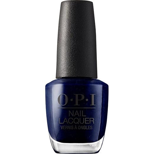 OPI Nail Lacquer Nail Polish | Opaque Dark Blue Purple Shimmer Chip Resistant Nail Polish | Vegan... | Amazon (US)