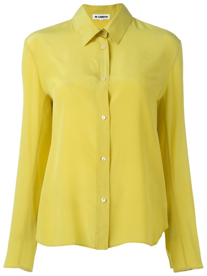 Jil Sander Vintage classic shirt, Women's, Size: 36, Yellow/Orange | FarFetch US