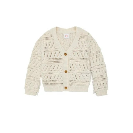 Wonder Nation Toddler Girl Layering Sweater, Sizes 12M-5T | Walmart (US)