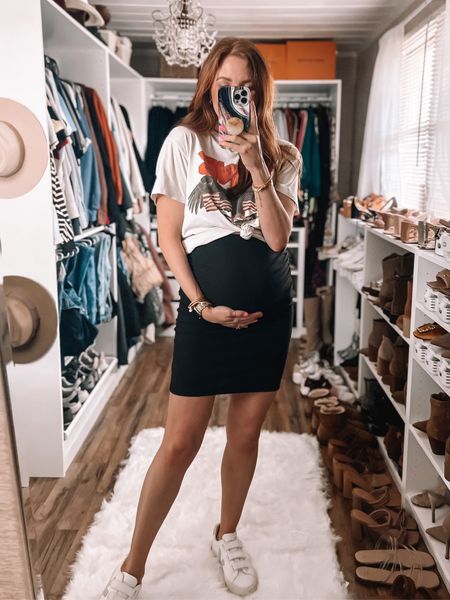 Amazon skirt- makes the cutest spring maternity outfit! 

#LTKstyletip #LTKunder50 #LTKbump