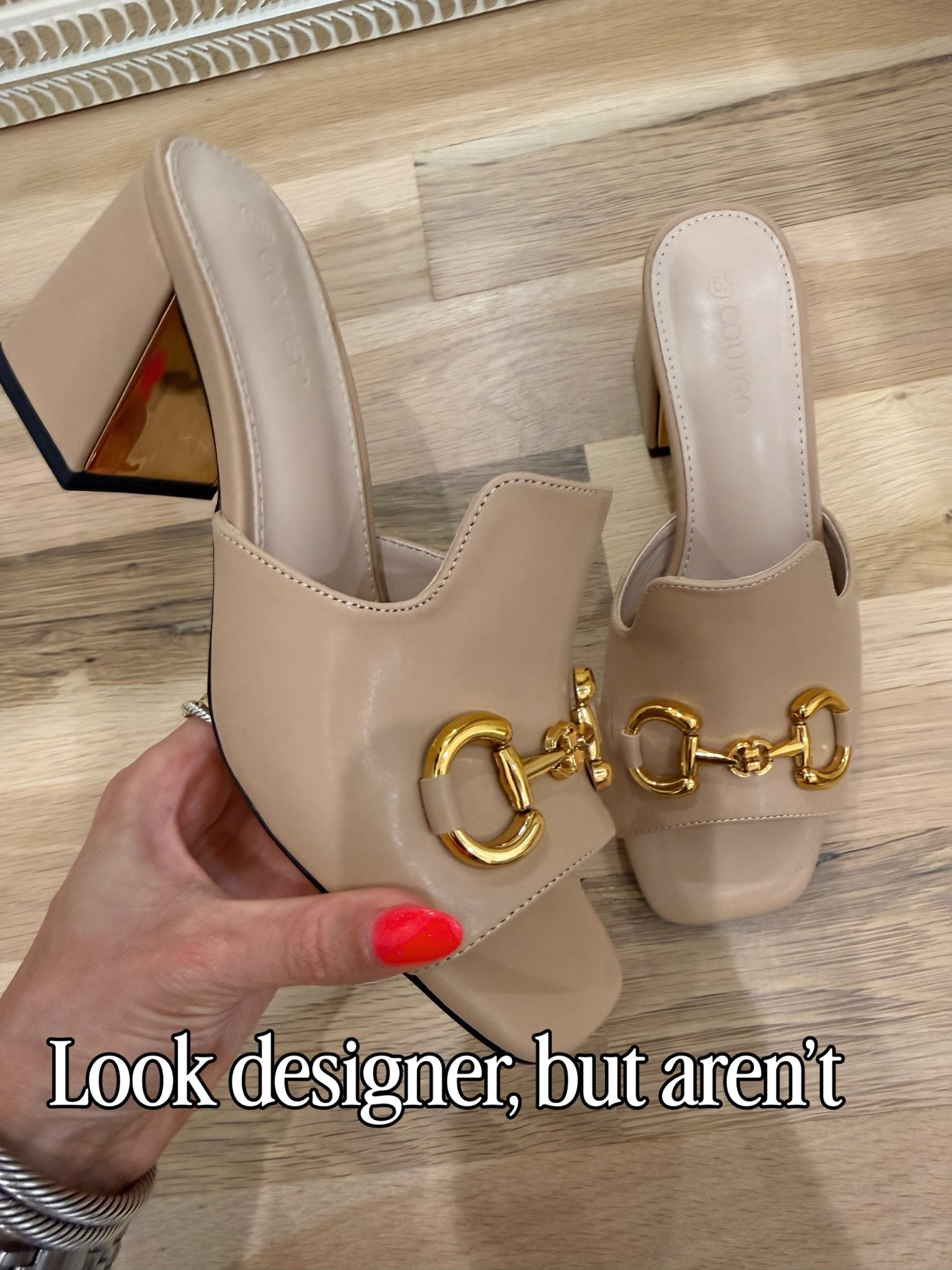 Look for less Gucci heels