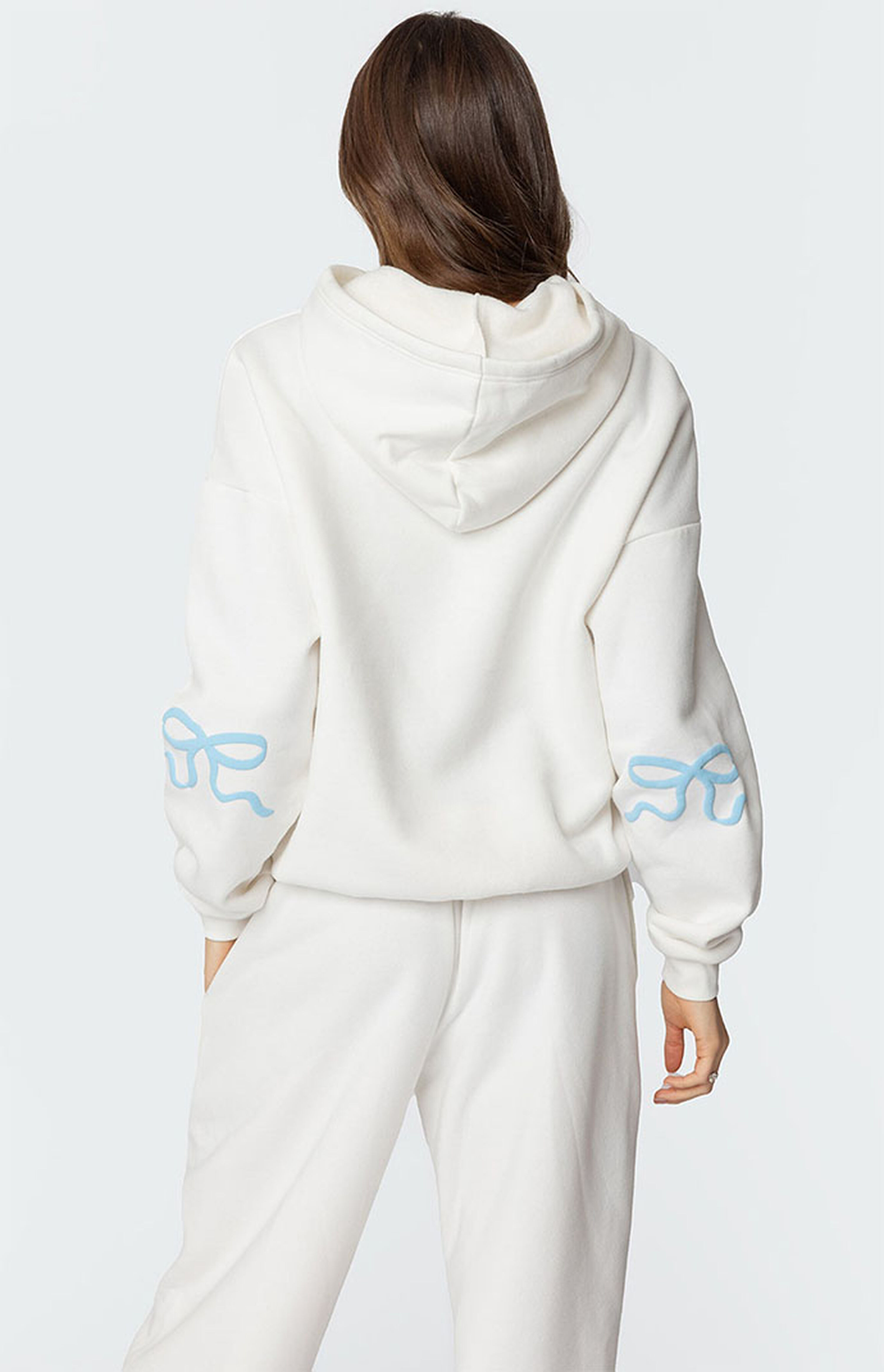 Edikted Bonney Bow Detail Hoodie | PacSun