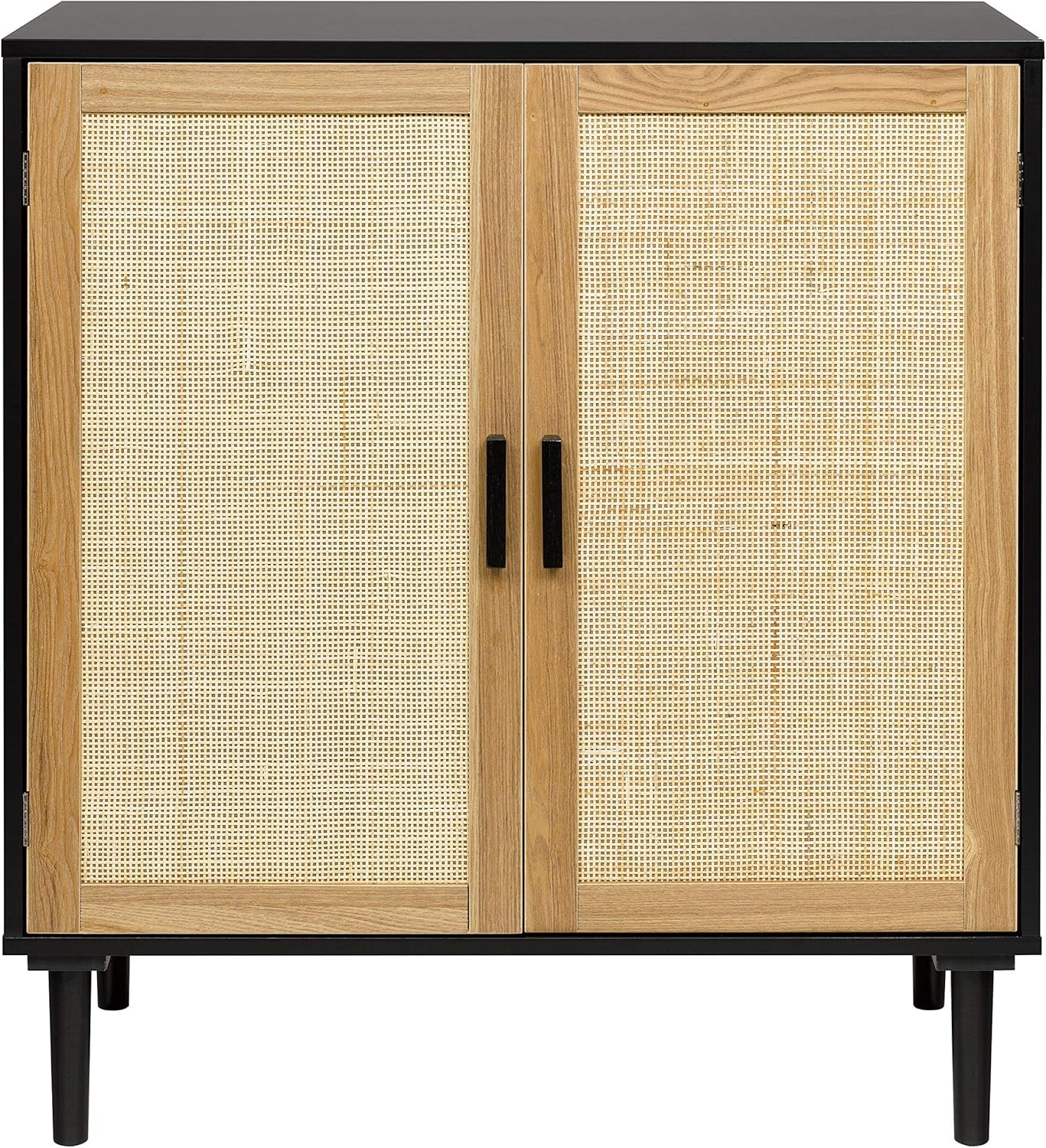Finnhomy Sideboard Buffet Cabinet, Kitchen Storage Cabinet with Rattan Decorated Doors, Accent Li... | Amazon (US)