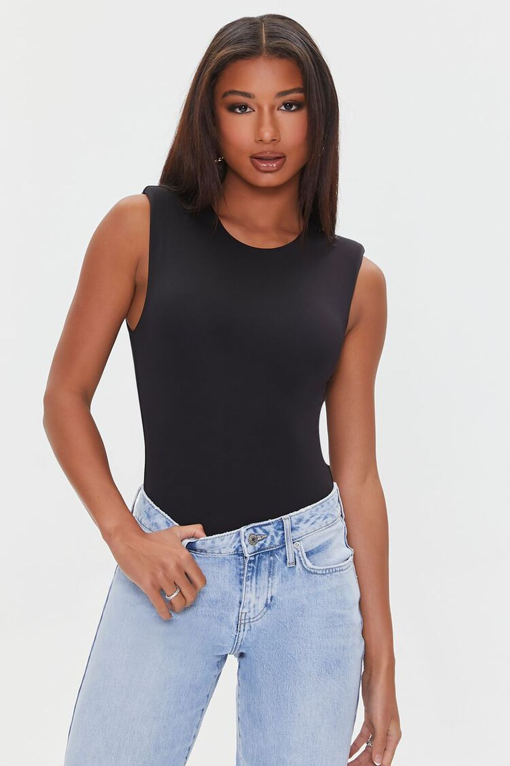 Sleeveless Padded Bodysuit | Forever 21 (US)