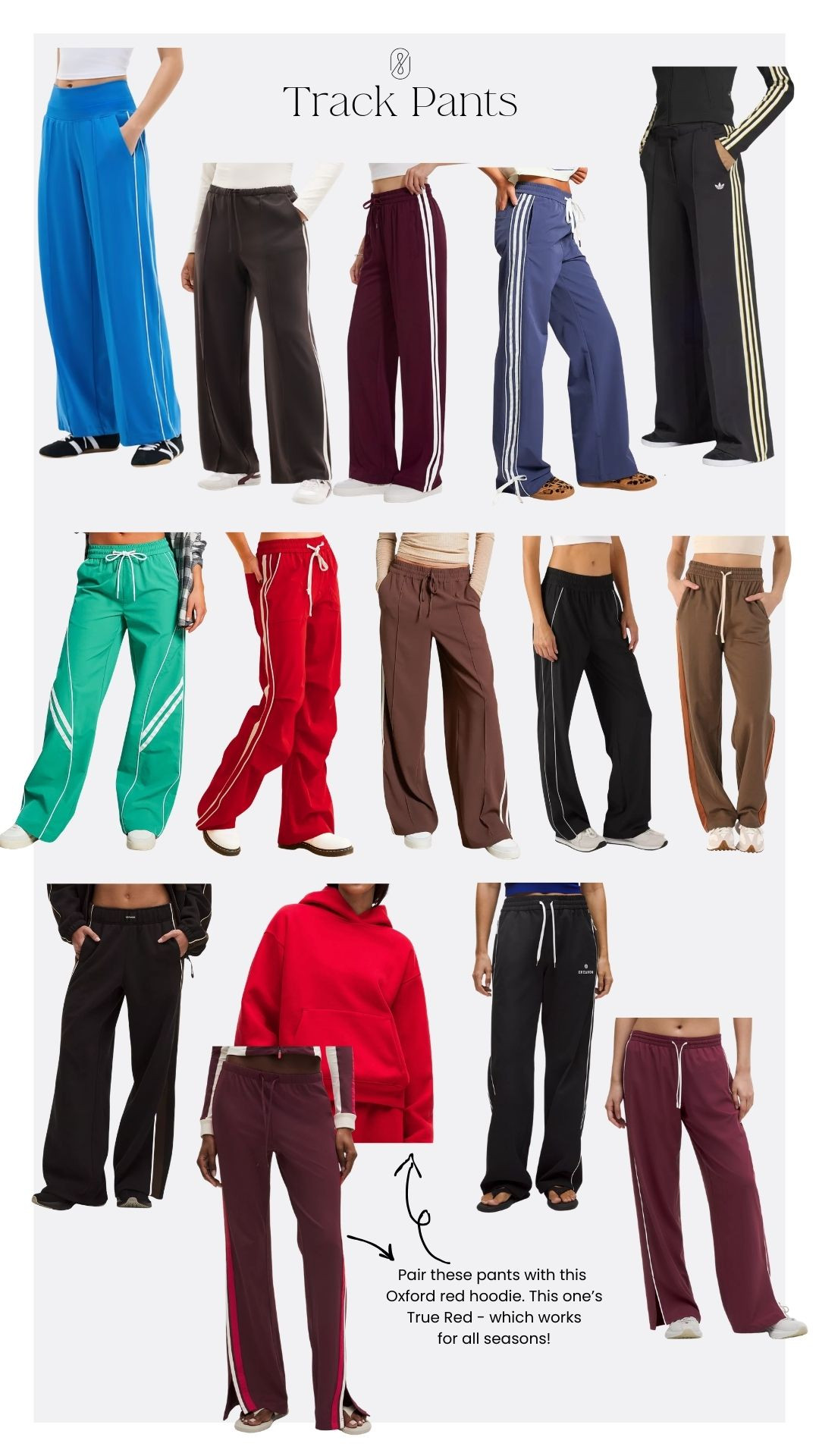 Is it just me or are track pants having a serious moment? And dare I say I like them more than leggings. Don't come at me. These are comfortable, warm, flattering and in some cases, colorful. Some come in long lengths for us tall girls! 

Athleta - always size down 1 or 2 in the pants. Lululemon is true to size or go up for more room. Check out comments for the rest.  

 #LTKActive #LTKPetite #LTKTall