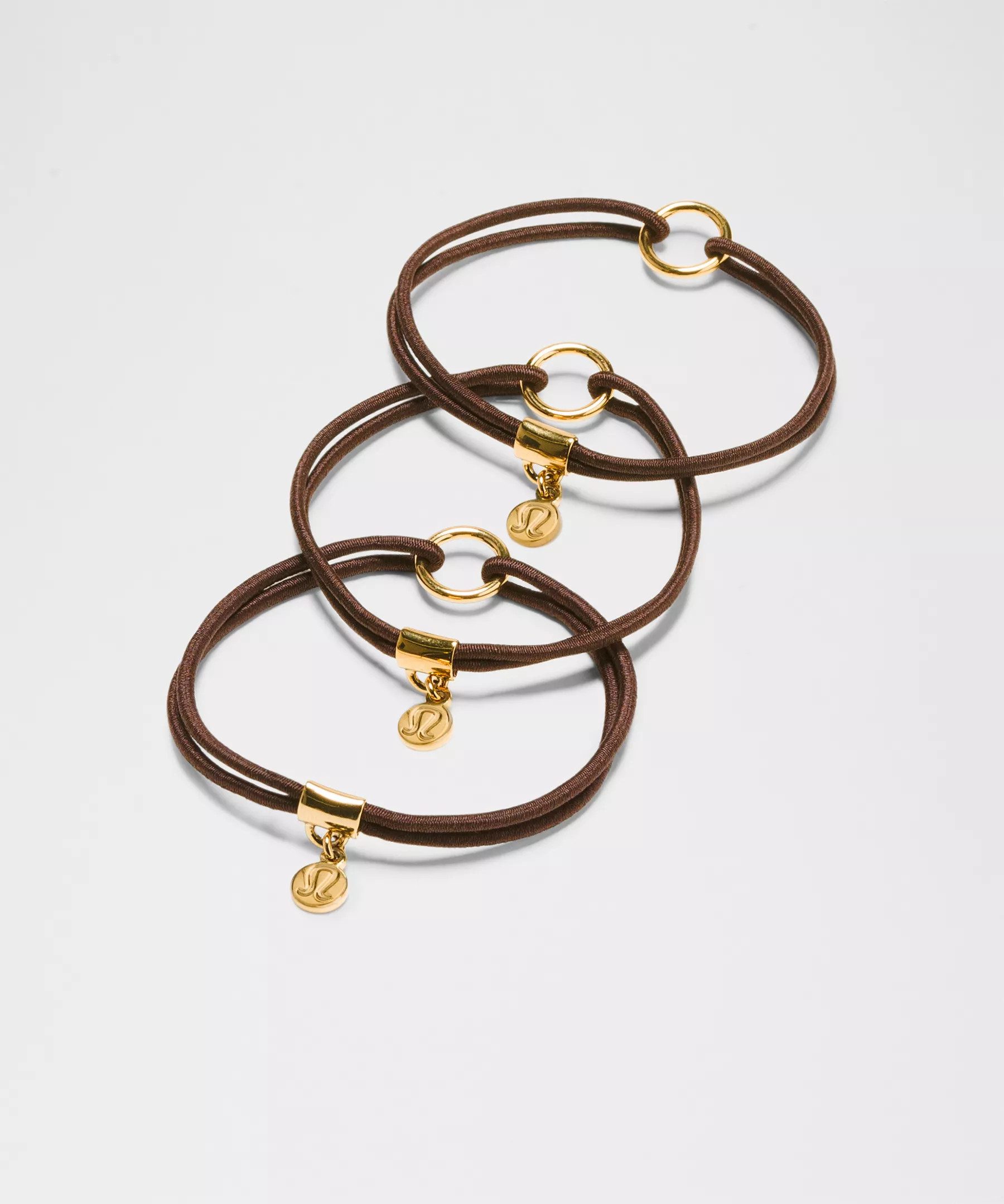 Logo Charm Hair Ties | Lululemon (US)