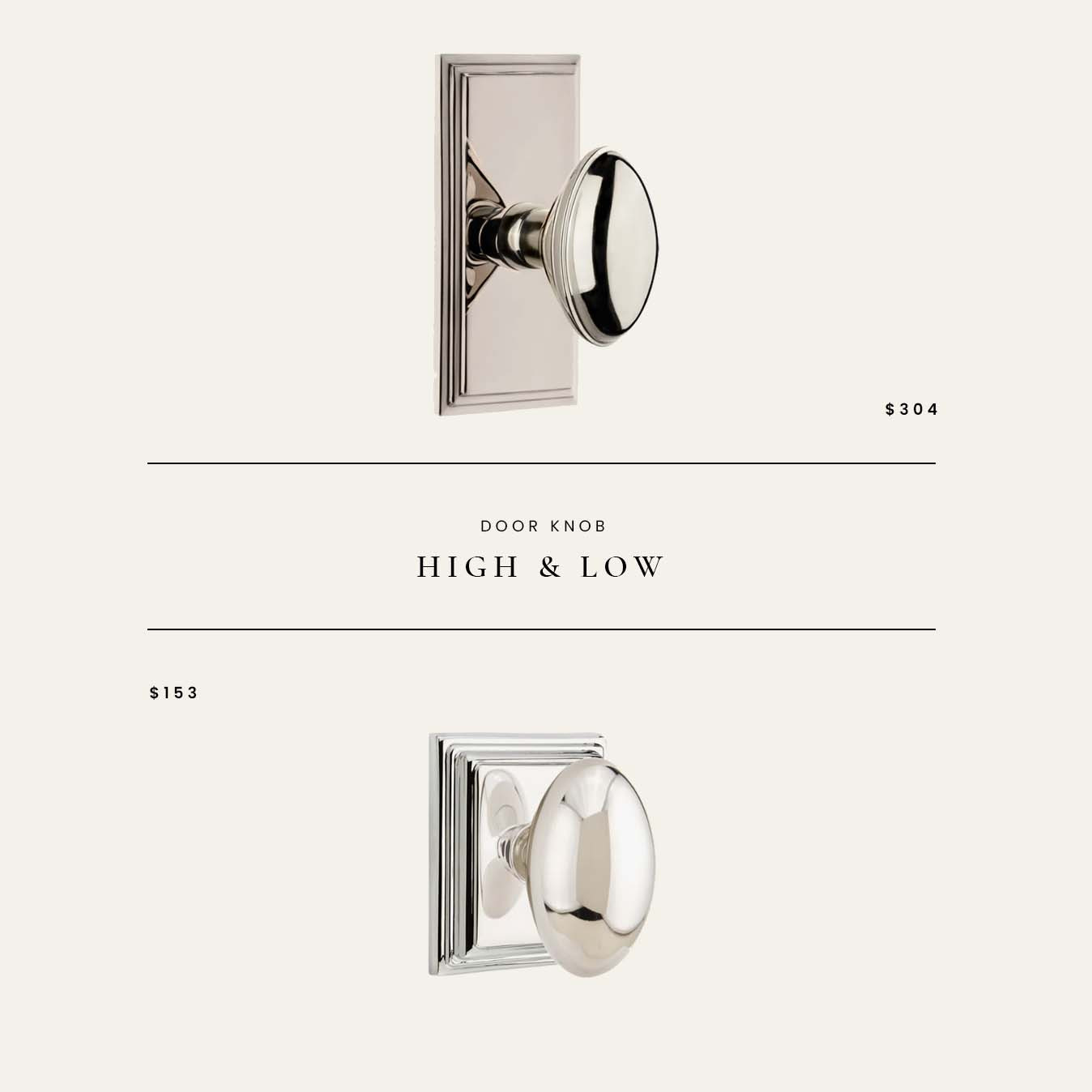 High / Low : Door Knob 

 

#LTKHome