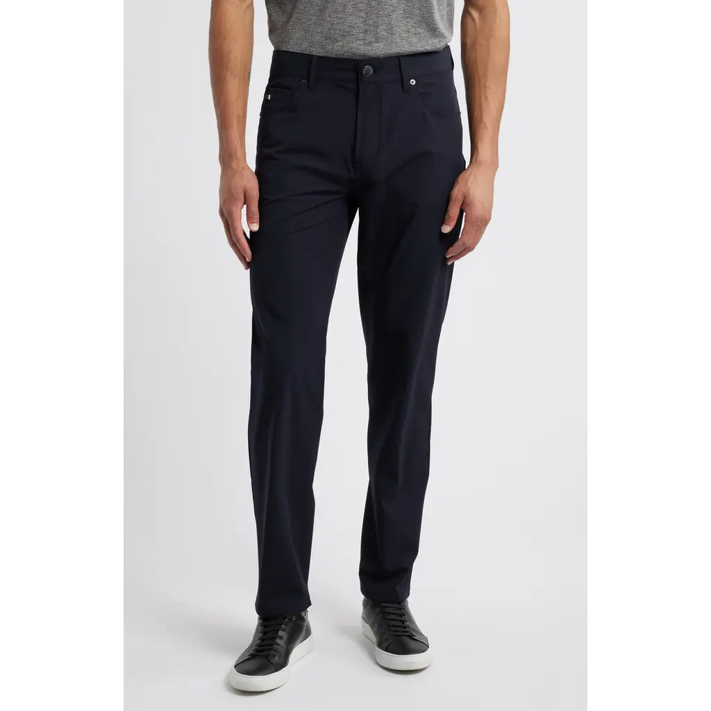 Emporio Armani Techno Five-Pocket Pants in Solid Blue Navy at Nordstrom Rack, Size 34 | Nordstrom Rack