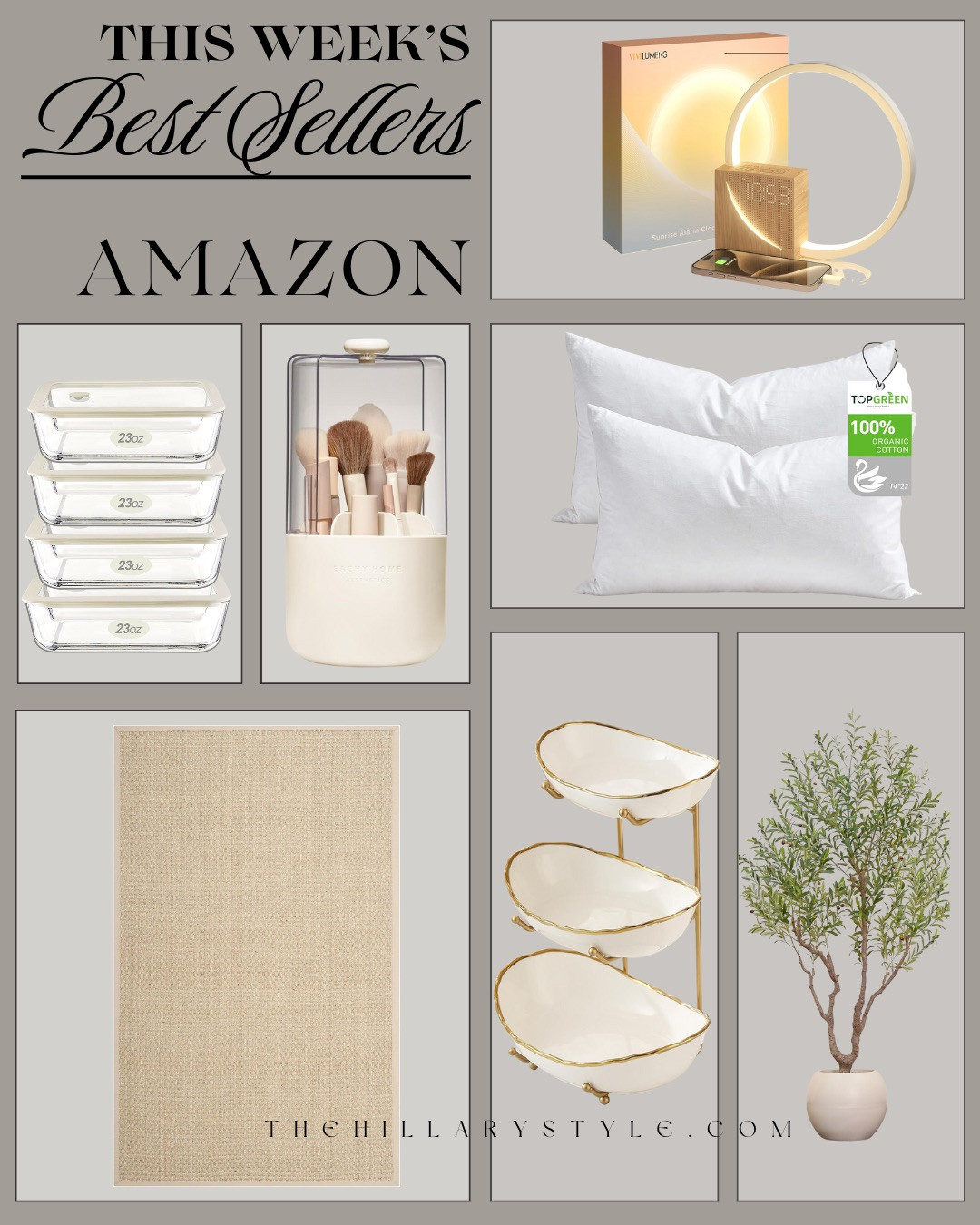 THIS WEEK’S AMAZON BESTSELLERS — ELEVATED EVERYDAY FAVORITES! These are the pieces you’ve been loving most this week — functional, timeless, and beautifully designed. From smart storage and cozy bedding to elevated home accents, these bestsellers prove that everyday essentials can still feel refined and intentional.

#Amazon #TheHillaryStyle #AmazonBestsellers #LuxuryForLess #ElevatedEssentials #ModernHomeFinds #NeutralHomeDecor #AmazonFavorites #EverydayLuxury 

 #LTKmomlife #LTKOver40 #LTKHome