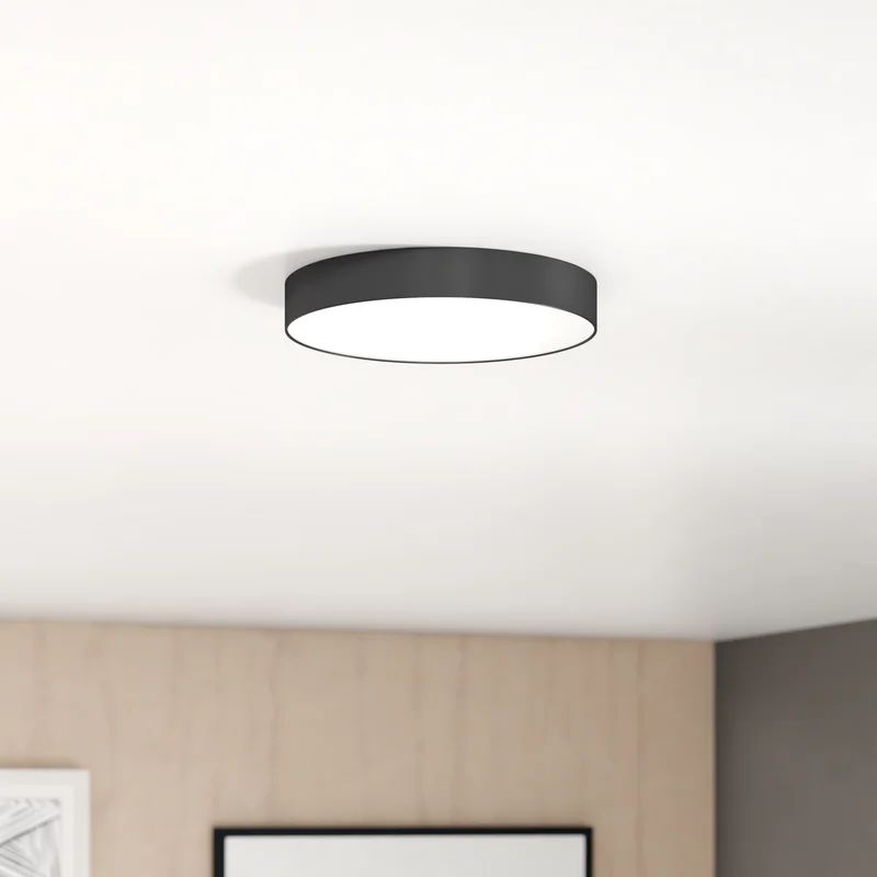 Warrenton 1 - Light Simple Circle LED Flush Mount | Wayfair North America