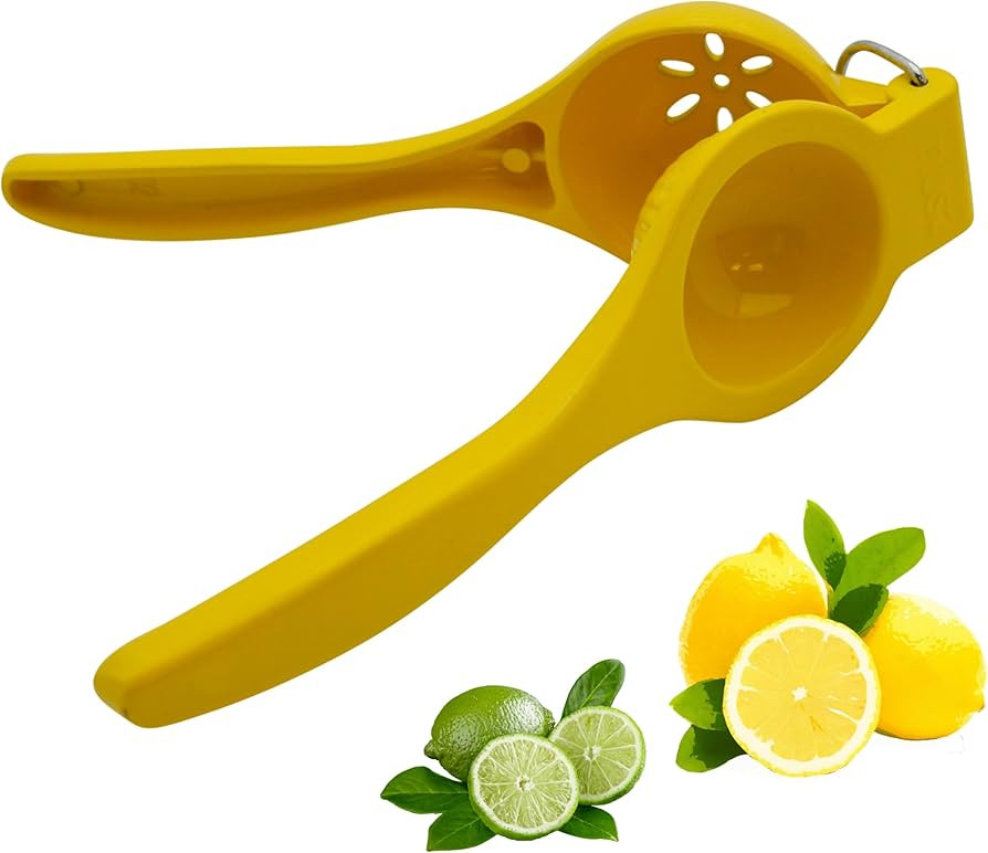 IMUSA Lime or Lemon Manual Squeezer, Citrus Juicer for Max Extraction, Yellow | Amazon (US)