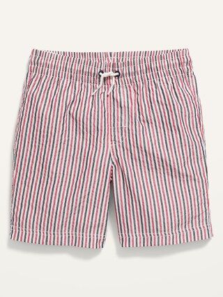 Textured Seersucker Striped Swim Trunks for Boys | Old Navy (US)