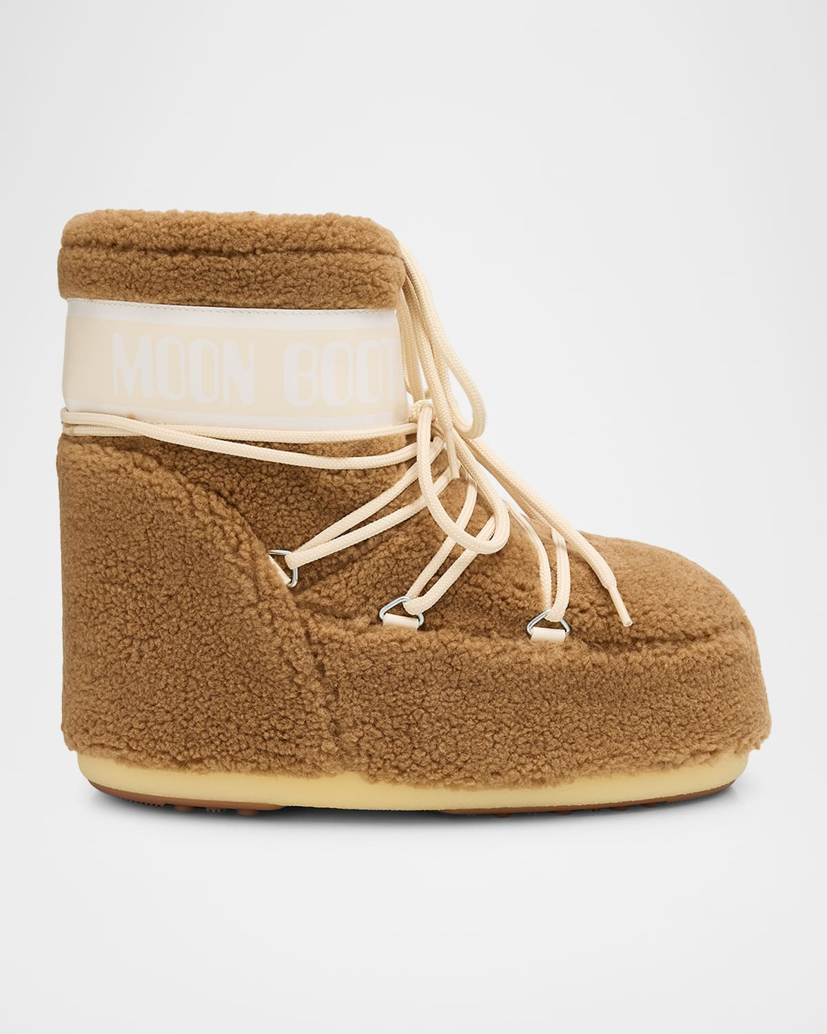 Icon Low Fleece Snow Boots | Neiman Marcus