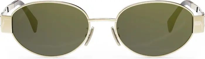 Triomphe 54mm Oval Sunglasses | Nordstrom