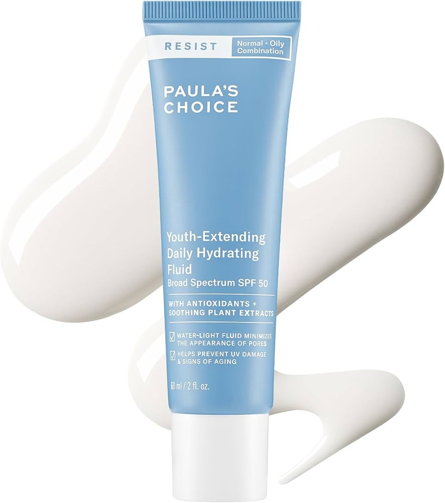 Paula's Choice RESIST Hydrating Fluid Face Moisturizer SPF 50 | Amazon (US)