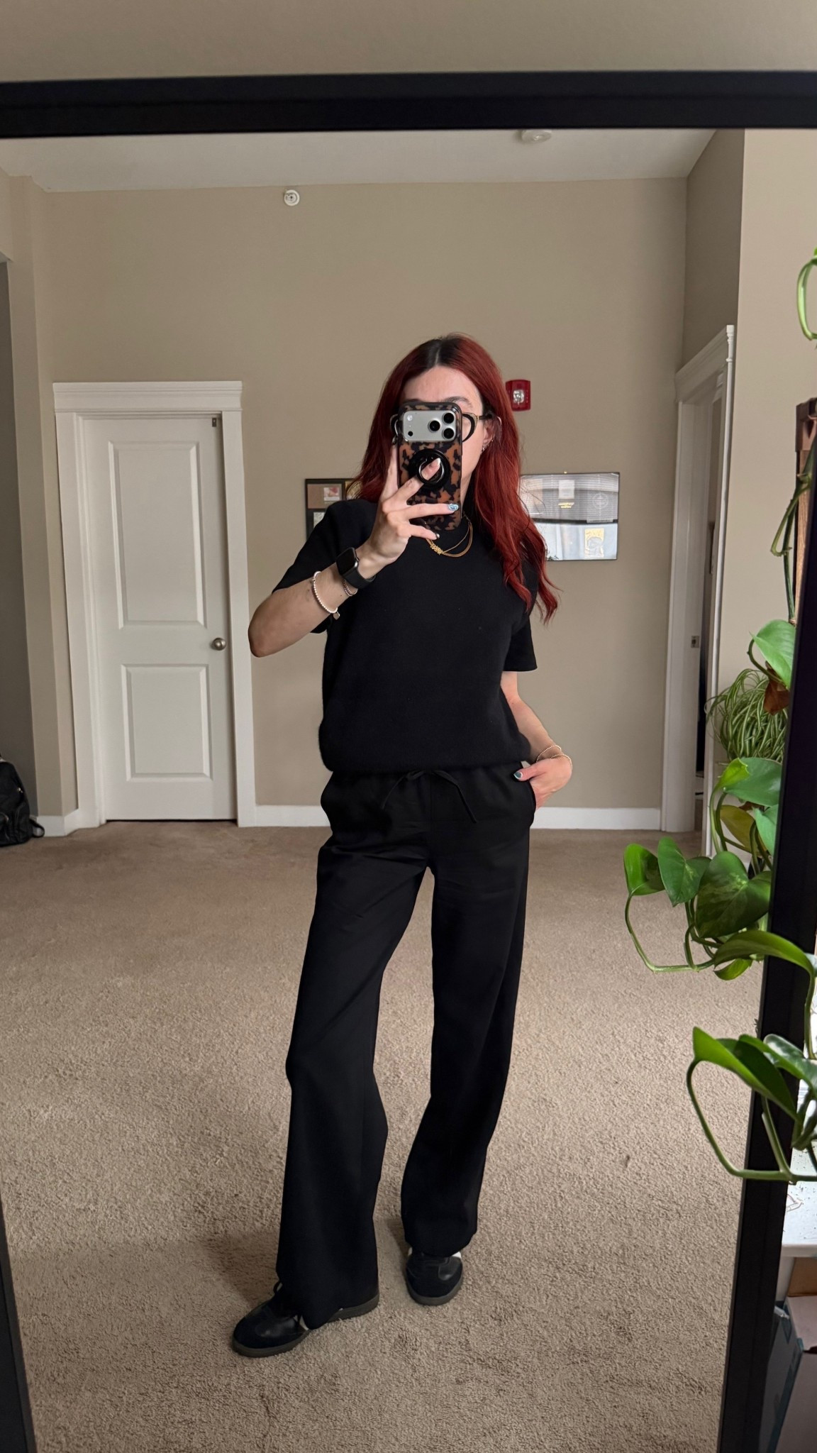 aritzia cashmere is everything 🖤 runs big, sized down one to a 2XS
layered over aritzia function tee - my FAVE basic tee for work, 100% cotton
similar pants linked!

all black style, all black office outfit, work style, aritzia style, aritzia outfits, corporate goth, alternative style, corporate style, all black outfit inspo

#LTKStyleTip #LTKWorkwear #LTKSeasonal