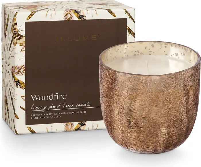 Woodfire Mercury Glass Candle | Nordstrom