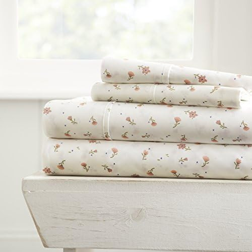 Linen Market 4 Piece Queen Sheet Set (Pink Floral) - Sleep Better Than Ever with These Ultra-Soft... | Amazon (US)