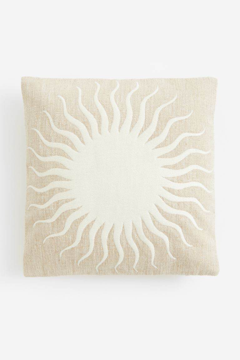 Housse de coussin brodée | H&M (FR, IT, ES, PT, BE)