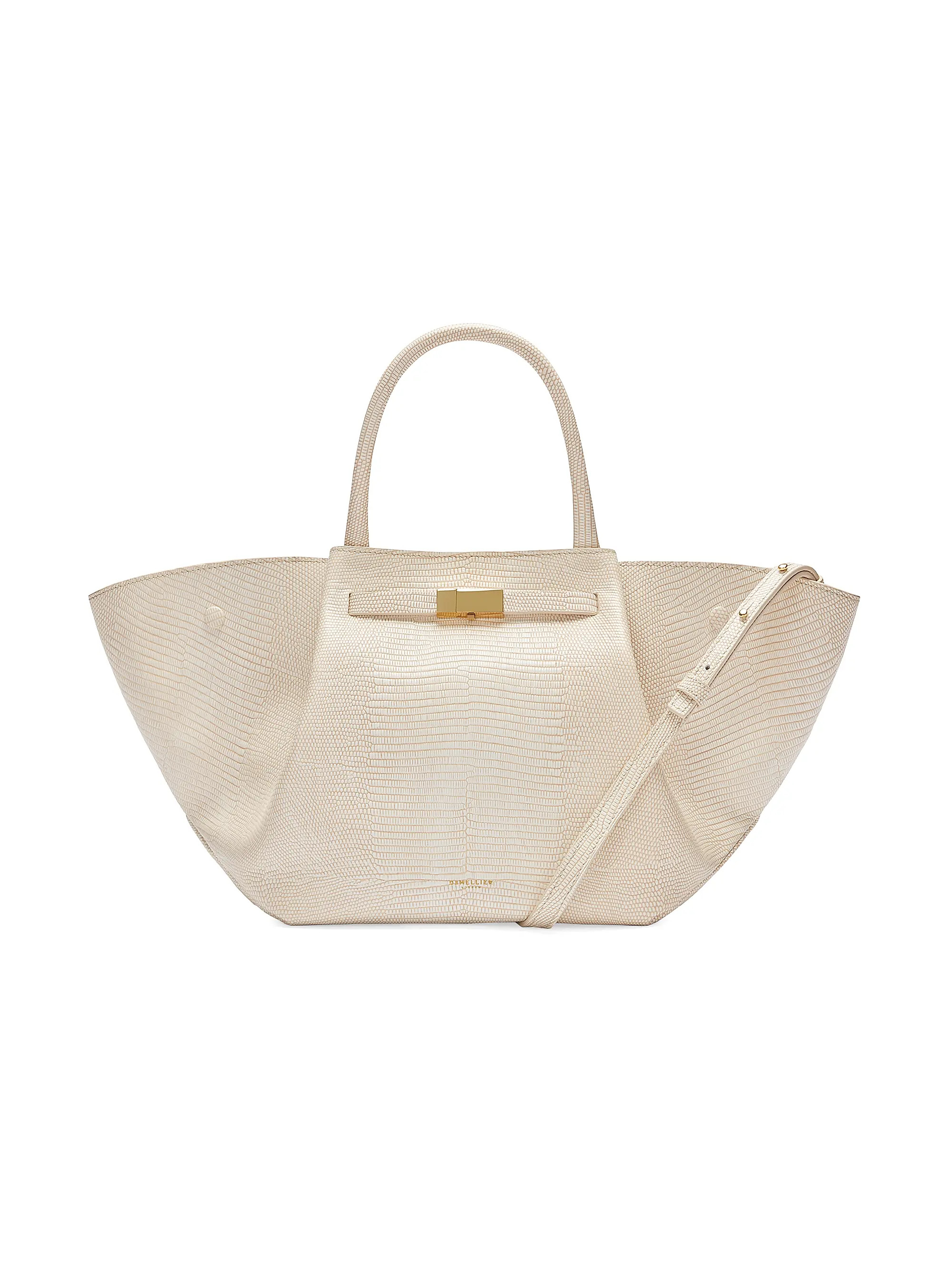 Midi New York Leather Tote Bag | Saks Fifth Avenue