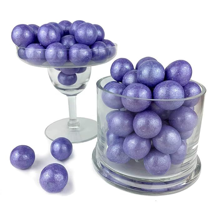 Color It Candy Shimmer Lavender 1 inch Gumballs 2 Lb Bag - Perfect For Table Centerpieces, Weddin... | Amazon (US)