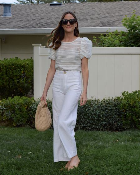 Spring style in linen pants and shades of white 〰️ 

#LTKstyletip #LTKFind #LTKSeasonal