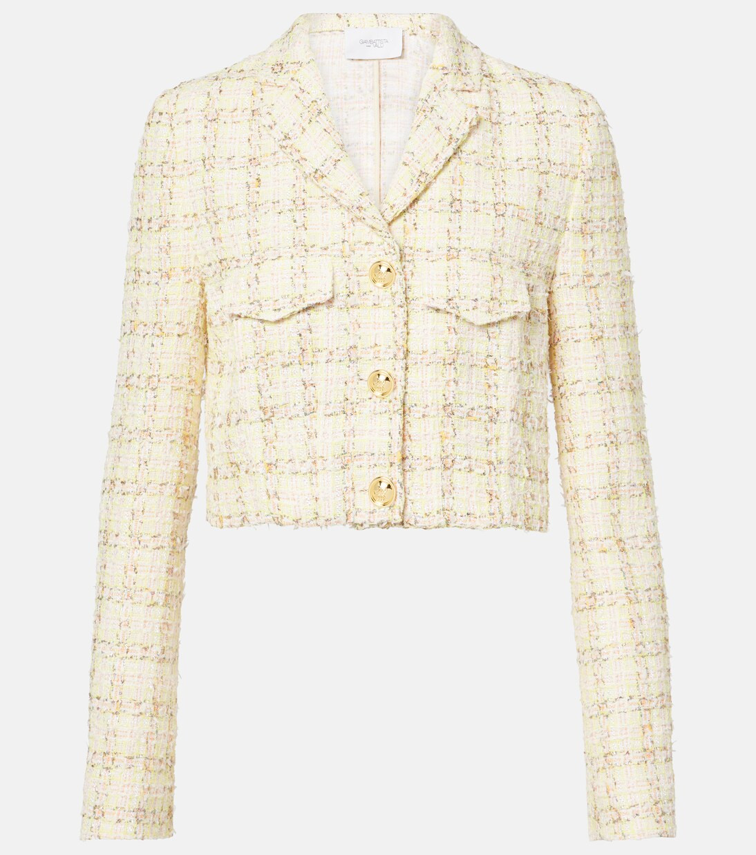Checked cotton-blend jacket | Mytheresa (US/CA)
